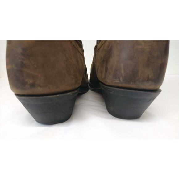 Laredo WM 12 Lea Vamp Fox Womens Western Cowgirl Boots Cowboy - Picture 7 of 16